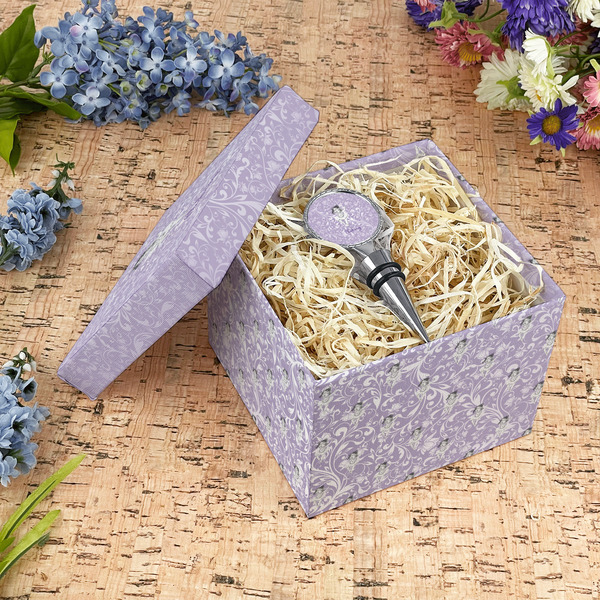 Ballerina Gift Boxes with Lid - Canvas Wrapped - Medium - In Context