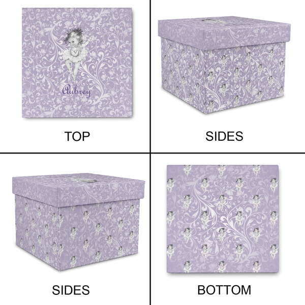 Ballerina Gift Boxes with Lid - Canvas Wrapped - Small - Approval