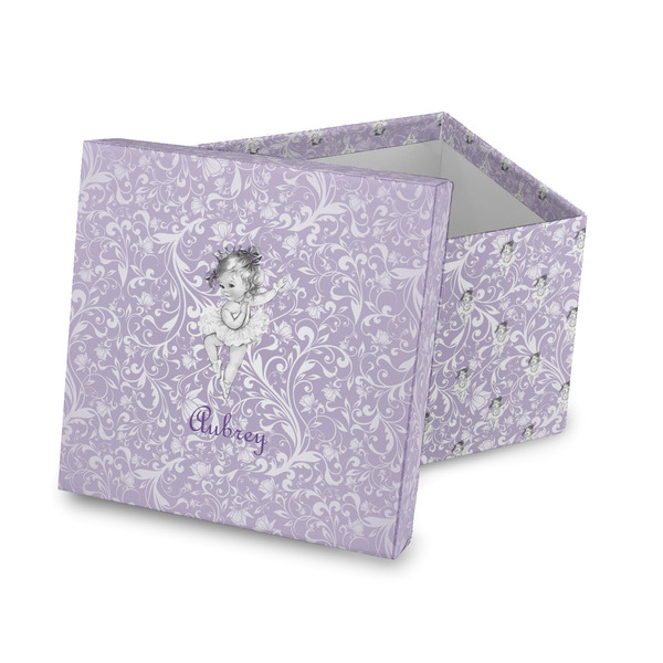 Custom Ballerina Gift Box with Lid - Canvas Wrapped (Personalized)