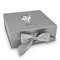 Ballerina Gift Boxes with Magnetic Lid - Silver - Front