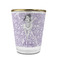 Ballerina Glass Shot Glass - With gold rim - FRONT