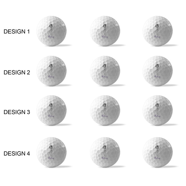 Ballerina Golf Balls - Generic - Set of 12 - APPROVAL