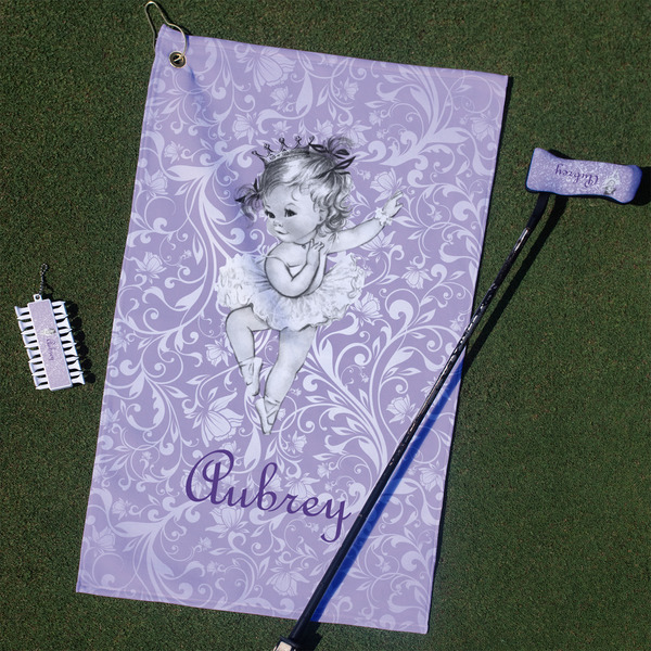 Custom Ballerina Golf Towel Gift Set (Personalized)