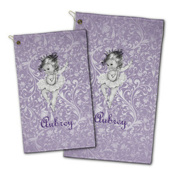 Ballerina Golf Towel - Poly-Cotton Blend w/ Name or Text