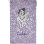 Ballerina Golf Towel - Poly-Cotton Blend - Small w/ Name or Text
