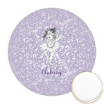 Ballerina Printed Cookie Topper - Round (Personalized)