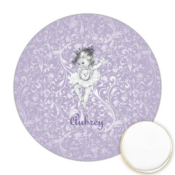 Ballerina Printed Cookie Topper - Round (Personalized)