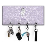 Ballerina Key Hanger w/ 4 Hooks w/ Graphics and Text