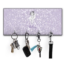 Ballerina Key Hanger w/ 4 Hooks w/ Graphics and Text