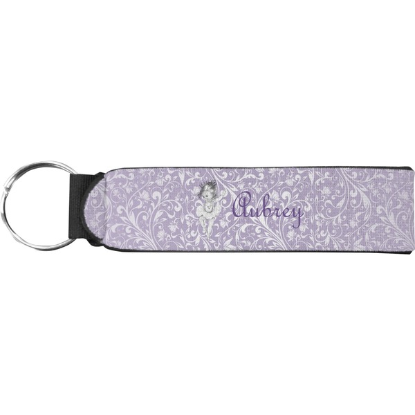 Custom Ballerina Neoprene Keychain Fob (Personalized)