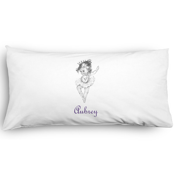 Custom Ballerina Pillow Case - King - Graphic (Personalized)