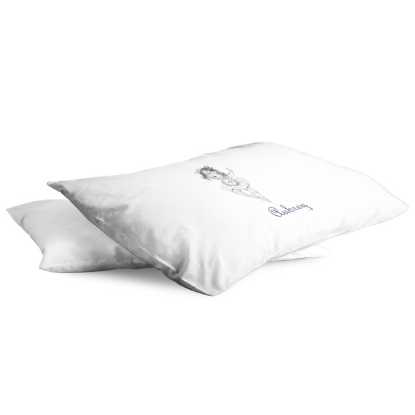 Ballerina King Pillow Case - TWO (partial print)