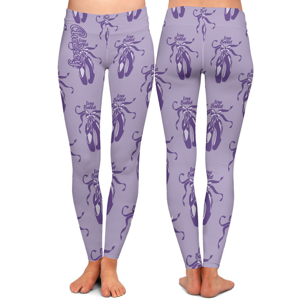 Ballerina Ladies Leggings - Front and Back