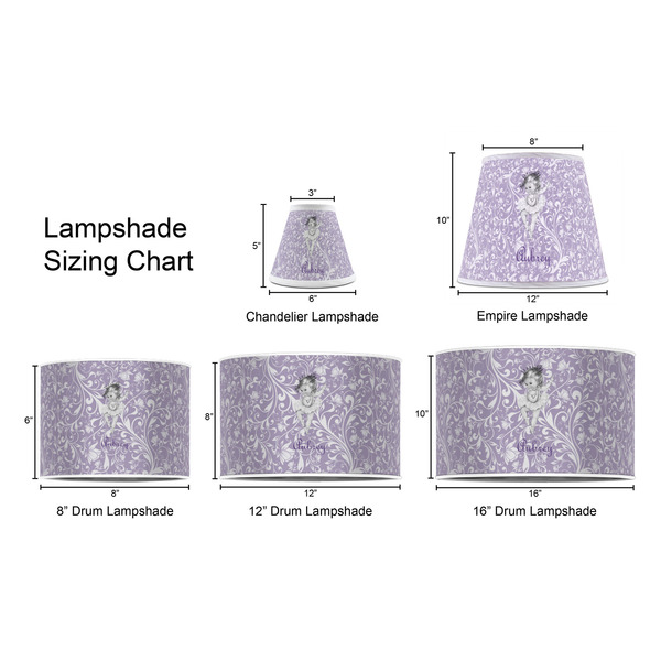 Ballerina Lampshade Sizing Chart