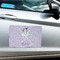 Ballerina Large Rectangle Car Magnets- In Context
