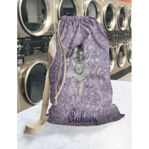 Ballerina Laundry Bag in Laundromat