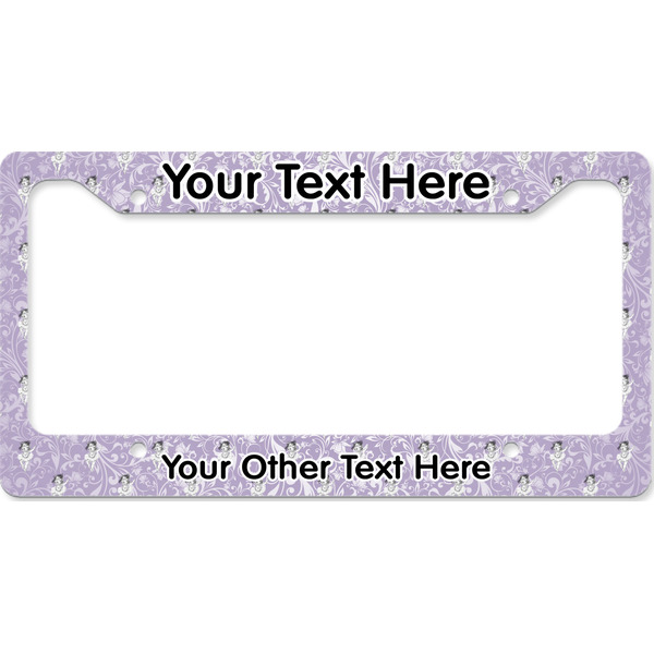 Ballerina License Plate Frame Wide