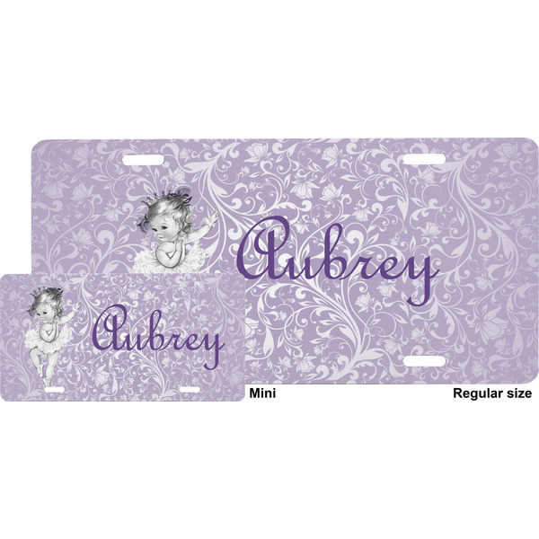 Ballerina License Plate (Sizes)