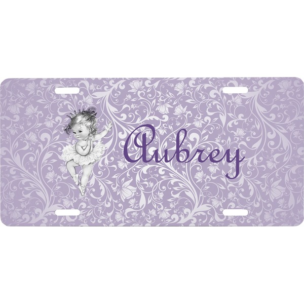 Custom Ballerina Front License Plate (Personalized)