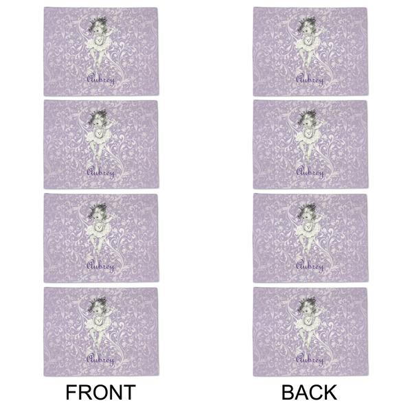 Ballerina Linen Placemat - APPROVAL Set of 4 (double sided)