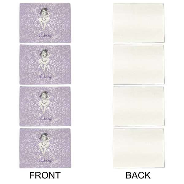 Ballerina Linen Placemat - APPROVAL Set of 4 (single sided)