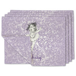 Ballerina Linen Placemat w/ Name or Text