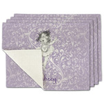 Ballerina Single-Sided Linen Placemat - Set of 4 w/ Name or Text