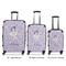 Ballerina Luggage Bags all sizes - With Handle