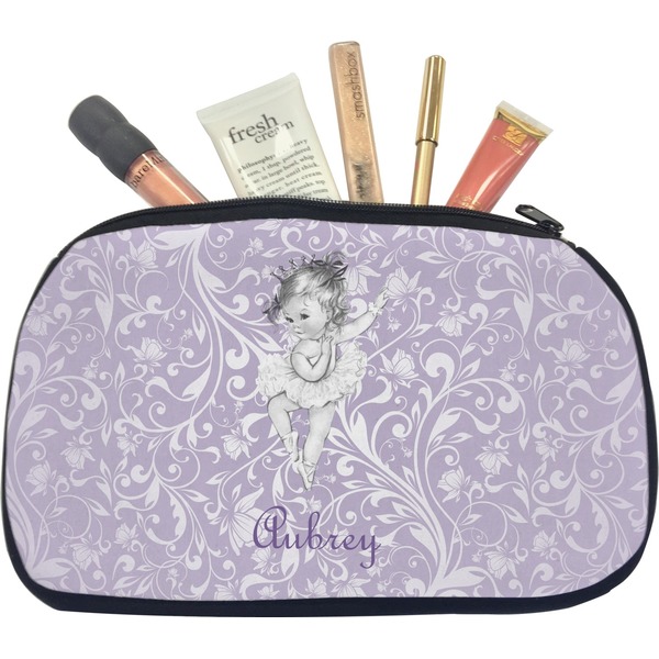 Custom Ballerina Makeup / Cosmetic Bag - Medium (Personalized)