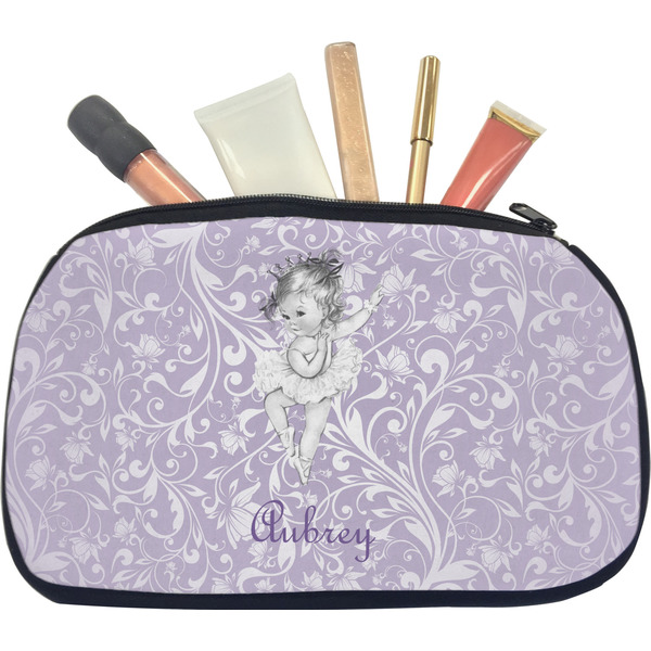 Custom Ballerina Makeup / Cosmetic Bag - Medium (Personalized)