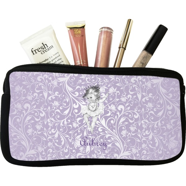 Custom Ballerina Makeup / Cosmetic Bag (Personalized)