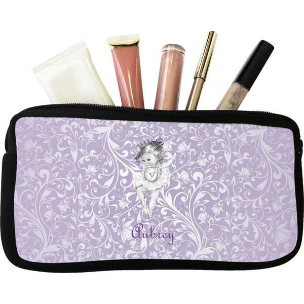 Custom Ballerina Makeup / Cosmetic Bag - Small (Personalized)