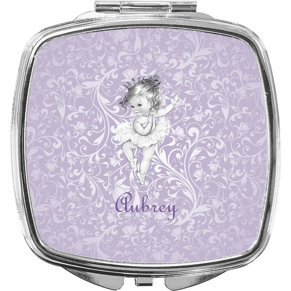 Custom Ballerina Compact Makeup Mirror (Personalized)