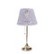 Ballerina Poly Film Empire Lampshade - On Stand