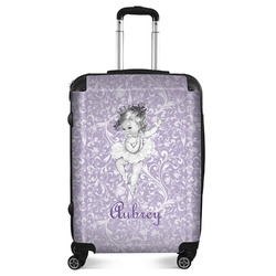Ballerina Suitcase - 24" Medium - Checked (Personalized)