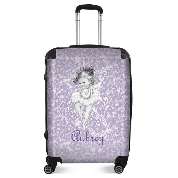 Custom Ballerina Suitcase - 24" Medium - Checked (Personalized)