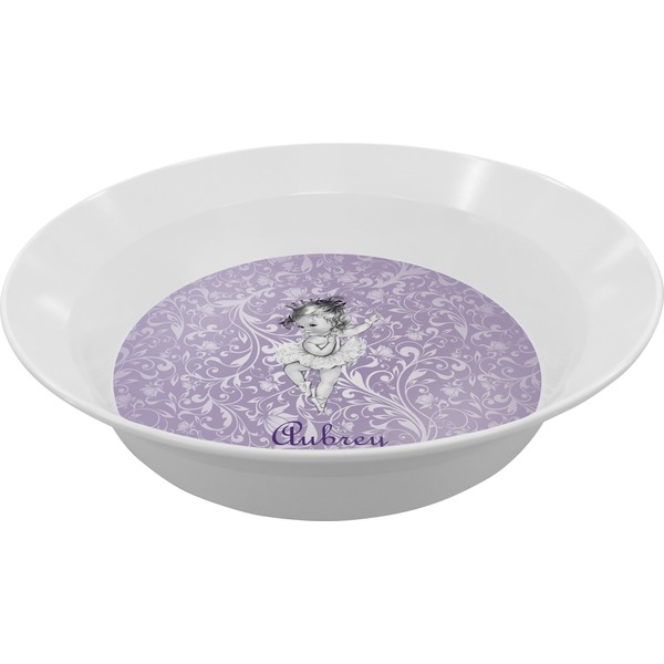 Custom Ballerina Melamine Bowl (Personalized)