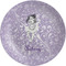 Ballerina Melamine Salad Plate - 8" (Personalized)