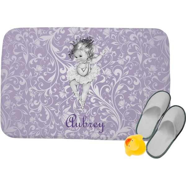 Custom Ballerina Memory Foam Bath Mat (Personalized)