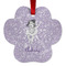 Ballerina Metal Paw Ornament - Double Sided w/ Name or Text