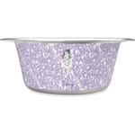 Ballerina Stainless Steel Dog Bowl - Small (Personalized)