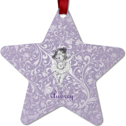 Ballerina Metal Star Ornament - Double Sided w/ Name or Text