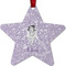 Ballerina Metal Star Ornament - Double Sided w/ Name or Text