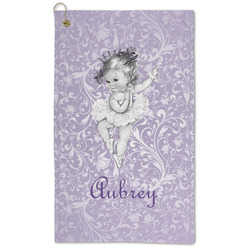 Ballerina Microfiber Golf Towel (Personalized)
