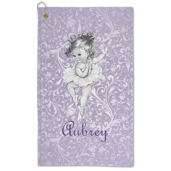 Custom Ballerina Microfiber Golf Towel - Large (Personalized)