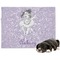 Ballerina Dog Blanket - Large (Personalized)