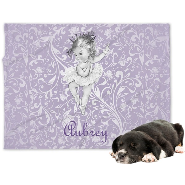 Custom Ballerina Dog Blanket - Regular (Personalized)