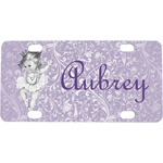 Ballerina Mini / Bicycle License Plate (4 Holes) (Personalized)