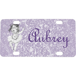 Ballerina Mini/Bicycle License Plate (Personalized)