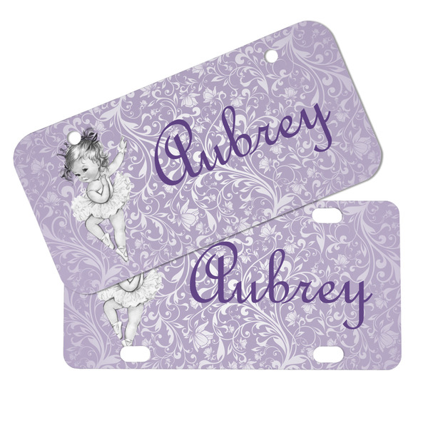Ballerina Mini License Plates - MAIN (4 and 2 Holes)